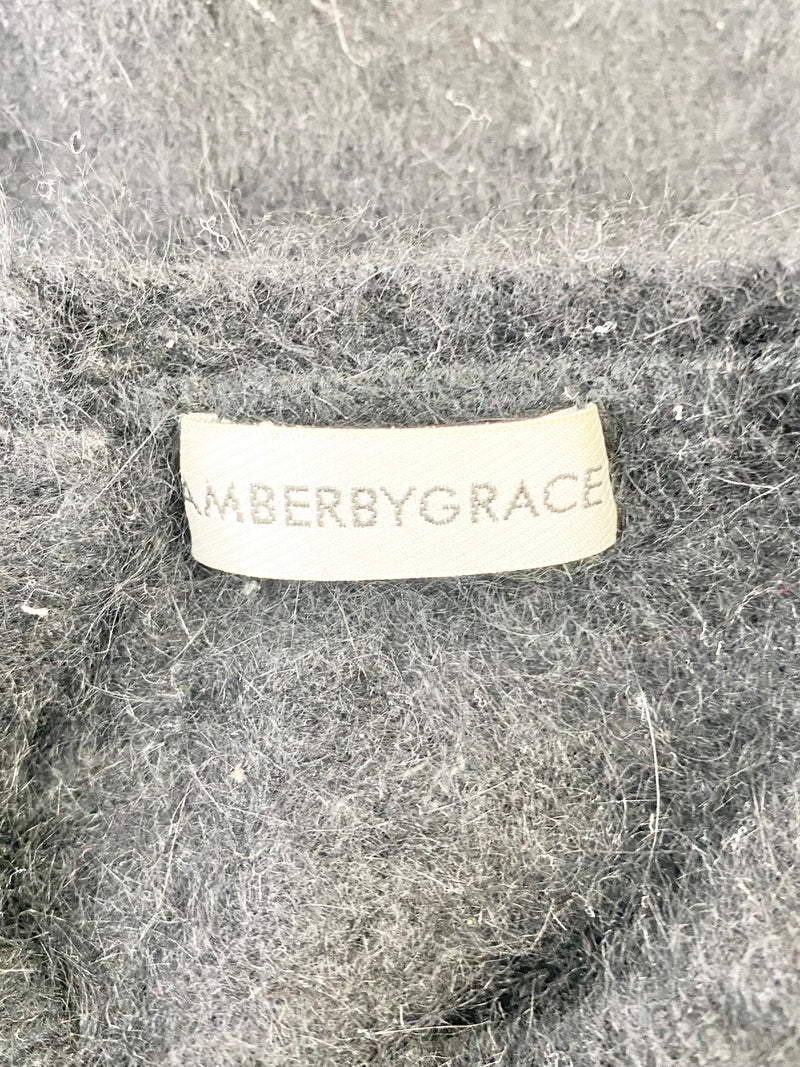 Amberbygrace Black Mink Blend Sweater - AU10