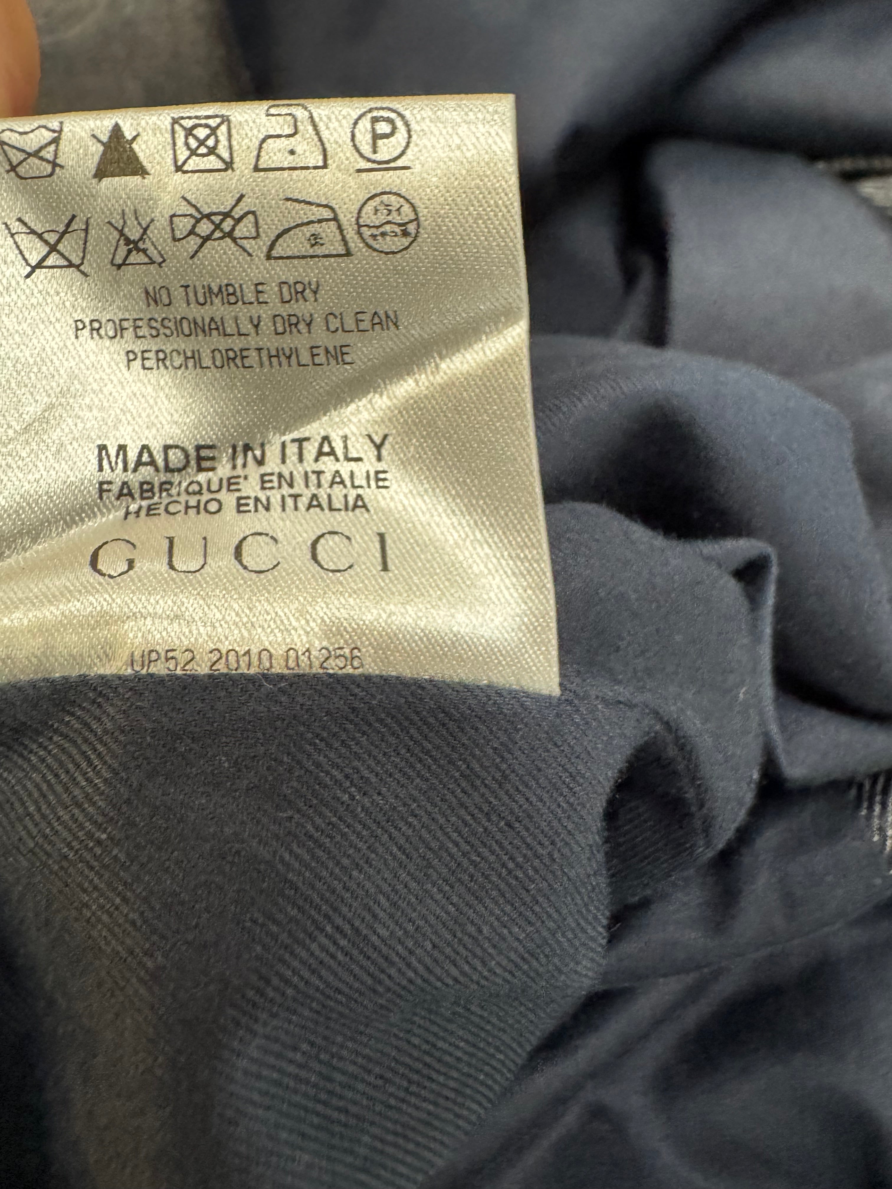 Gucci Wool Tailored Military Style Utility Jacket – 50