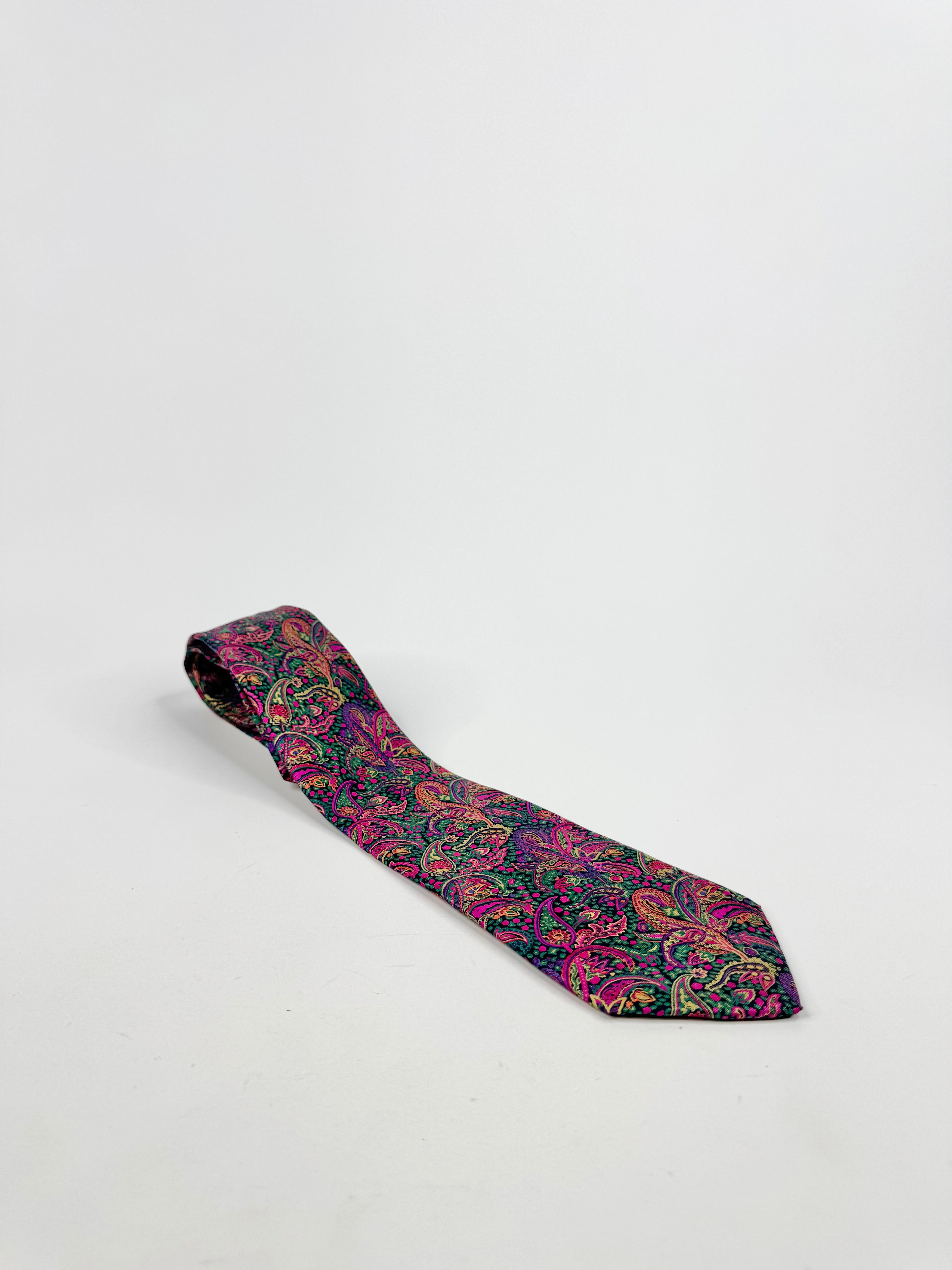 Christian Dior Paisley Print Tie