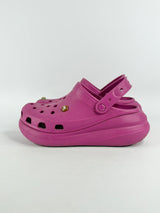 Crocs Magenta Platform Clogs - 10