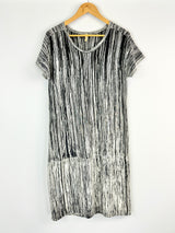 Boboutic Black & White Merle Knitted Column Dress - AU8/10