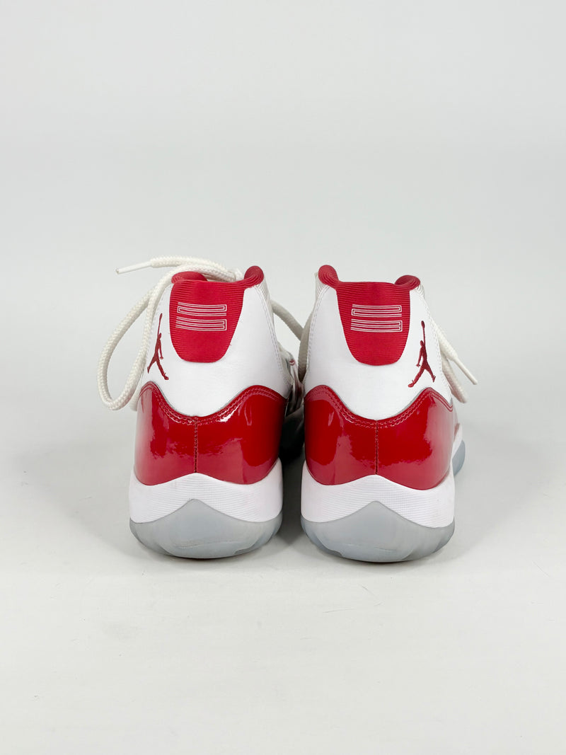 Jordan 11 Retro Varsity Red & White High-Top Sneakers - EU43