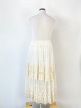 Lace Purity Designs White Lace Maxi Skirt - AU8/10/12