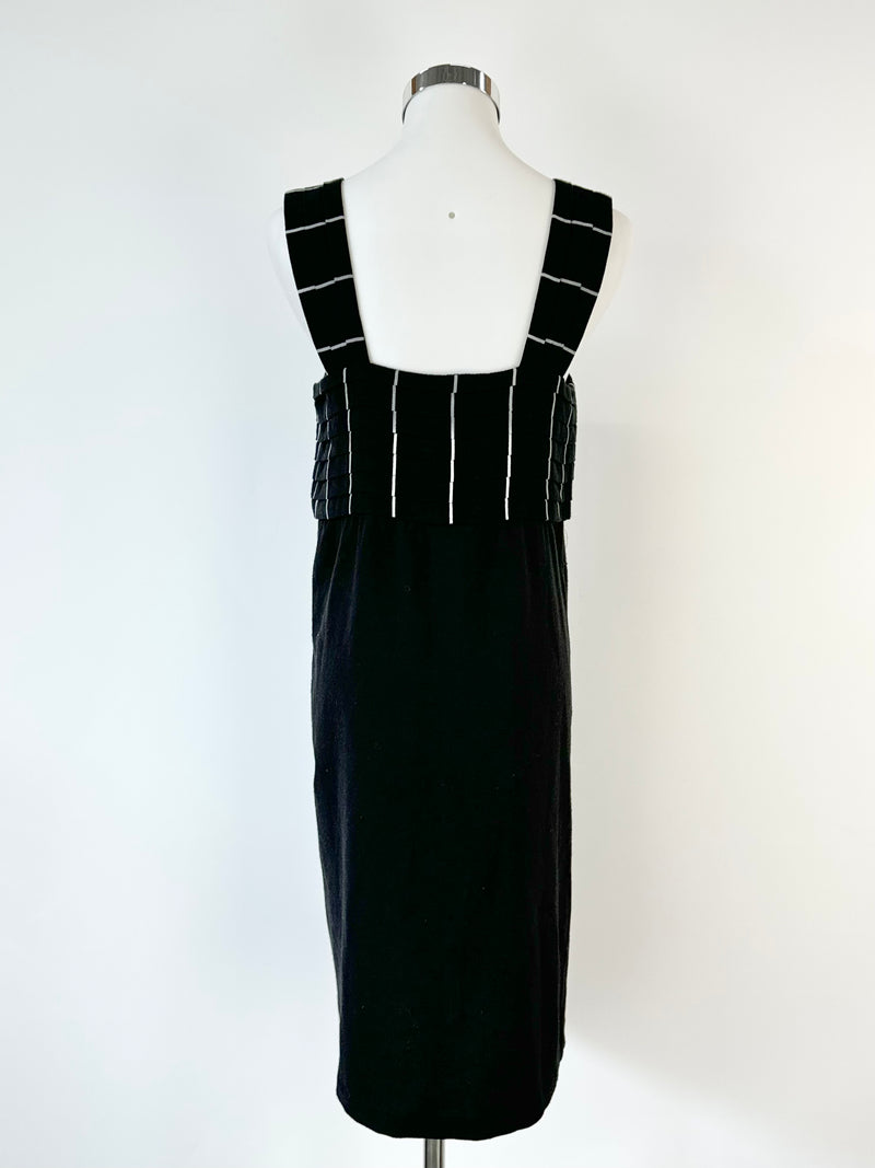 Alpha 60 Black Apron Dress - AU10