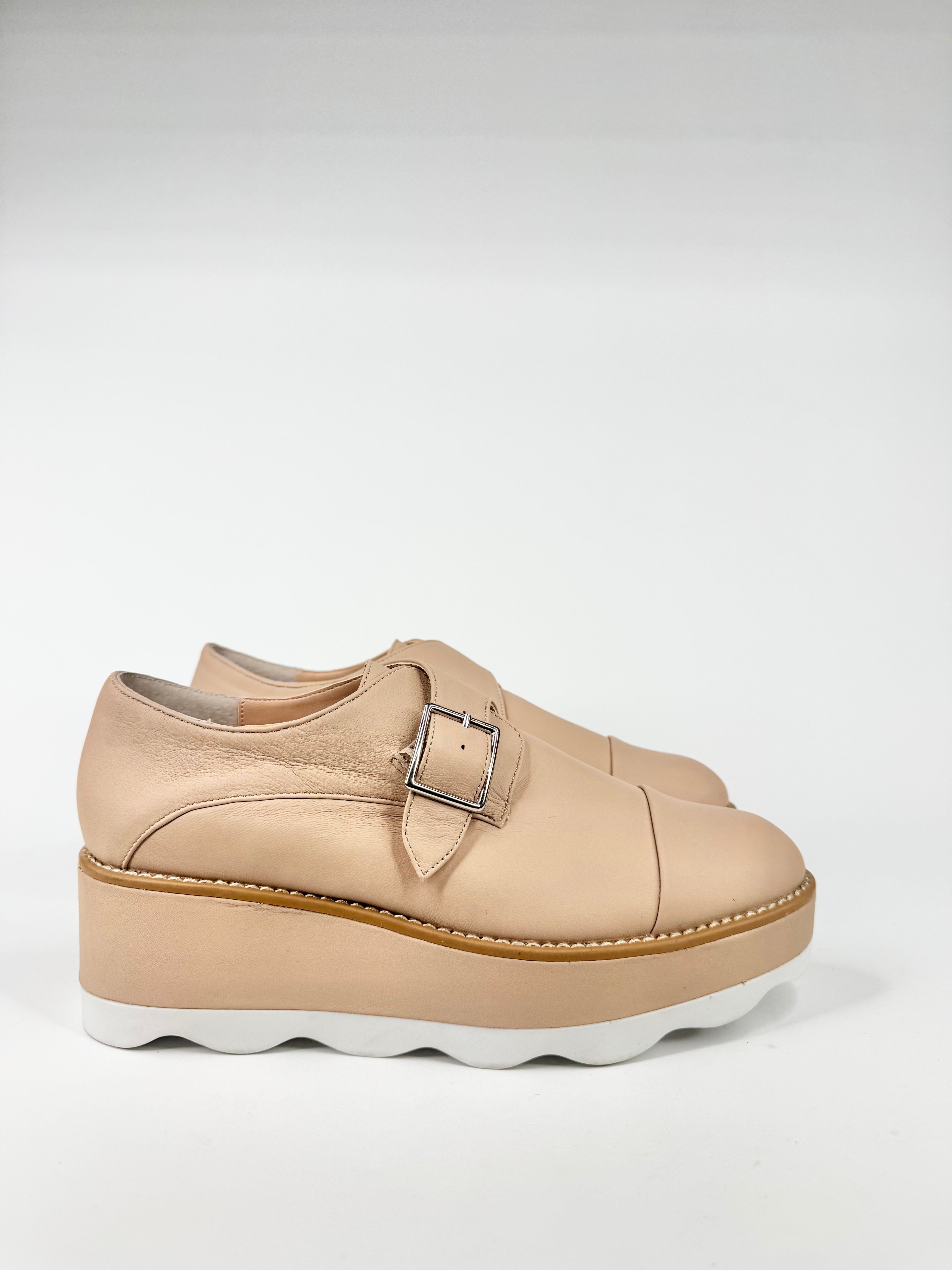 Tony Bianco Beige Platform Loafers - EU39