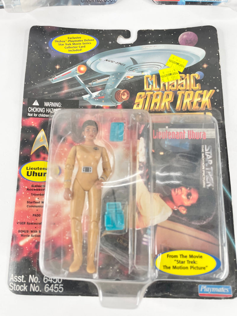 Sealed & Carded Assortment of Star Trek Playmates 90s Figurines