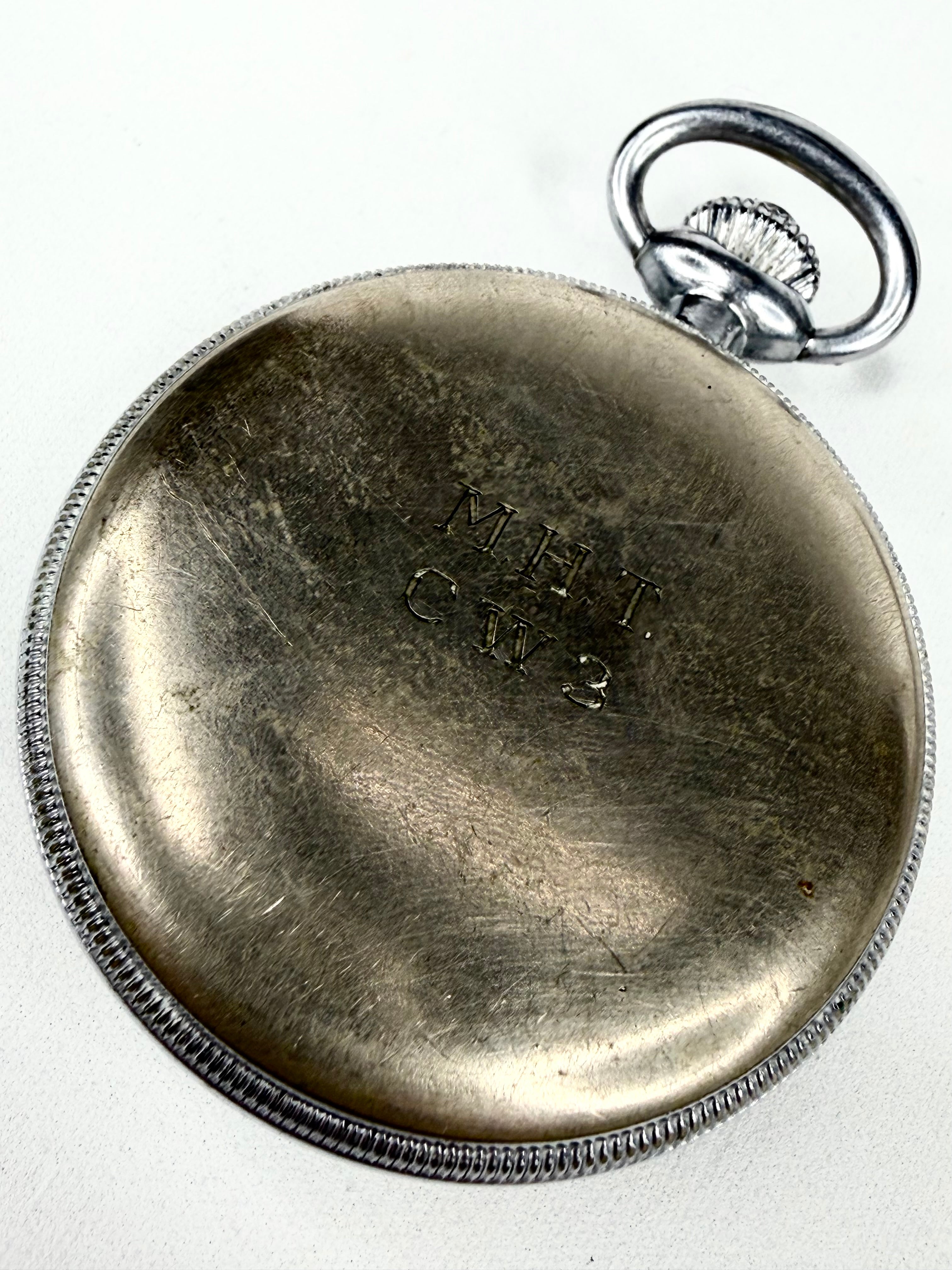 Vintage Hamilton Model 23 Military Chronograph Pocket Watch