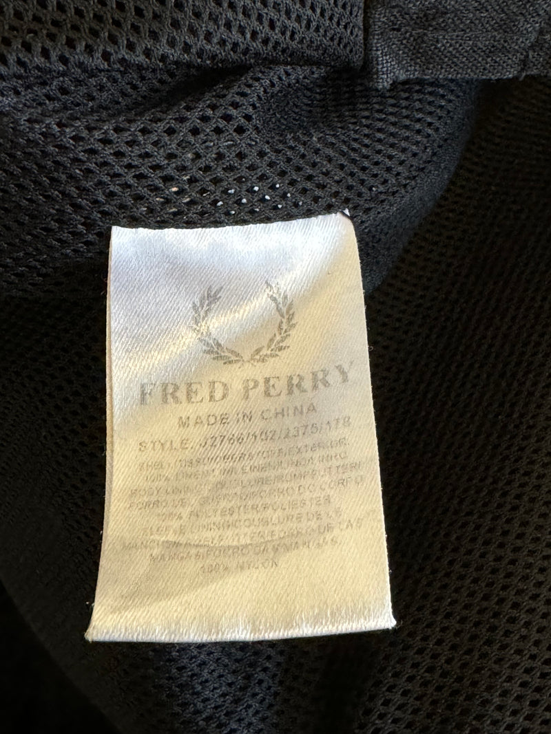 Fred Perry Black Linen Anorak - AU10