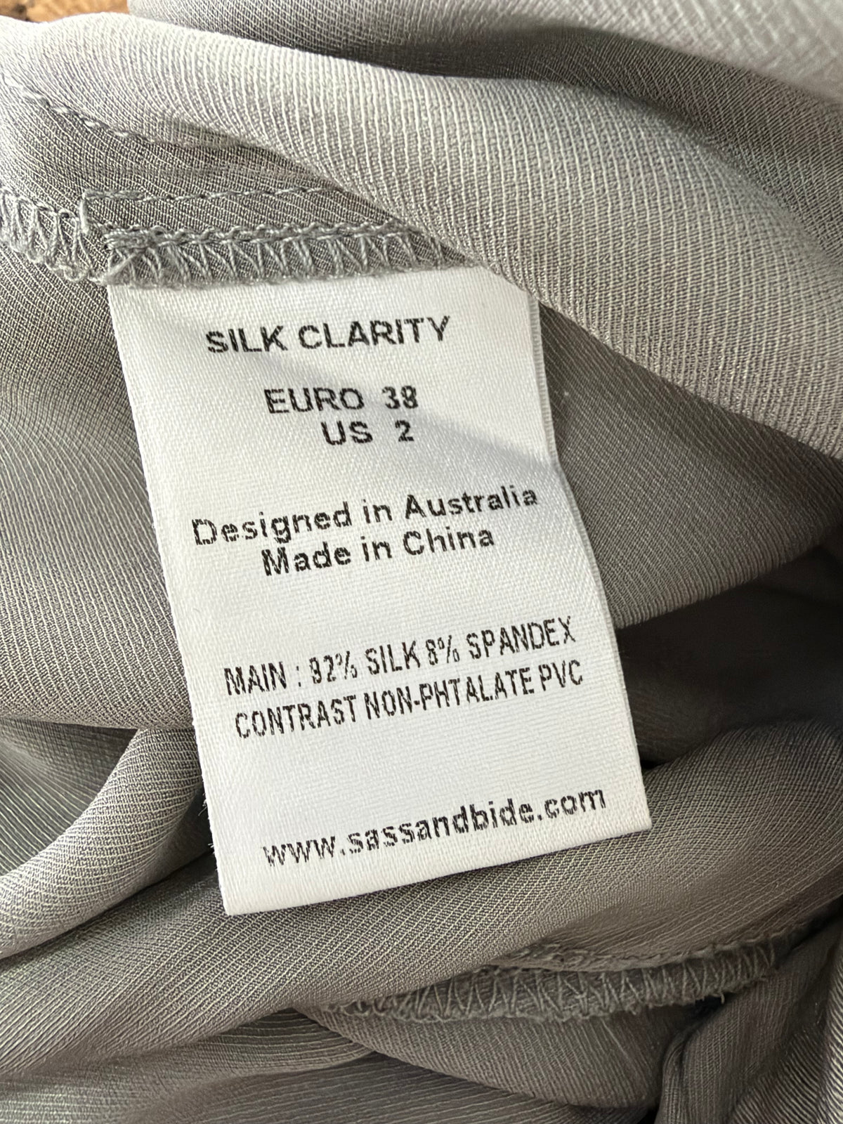 Sass & Bide Taupe 'Silk Clarity' Slacks - AU8/10