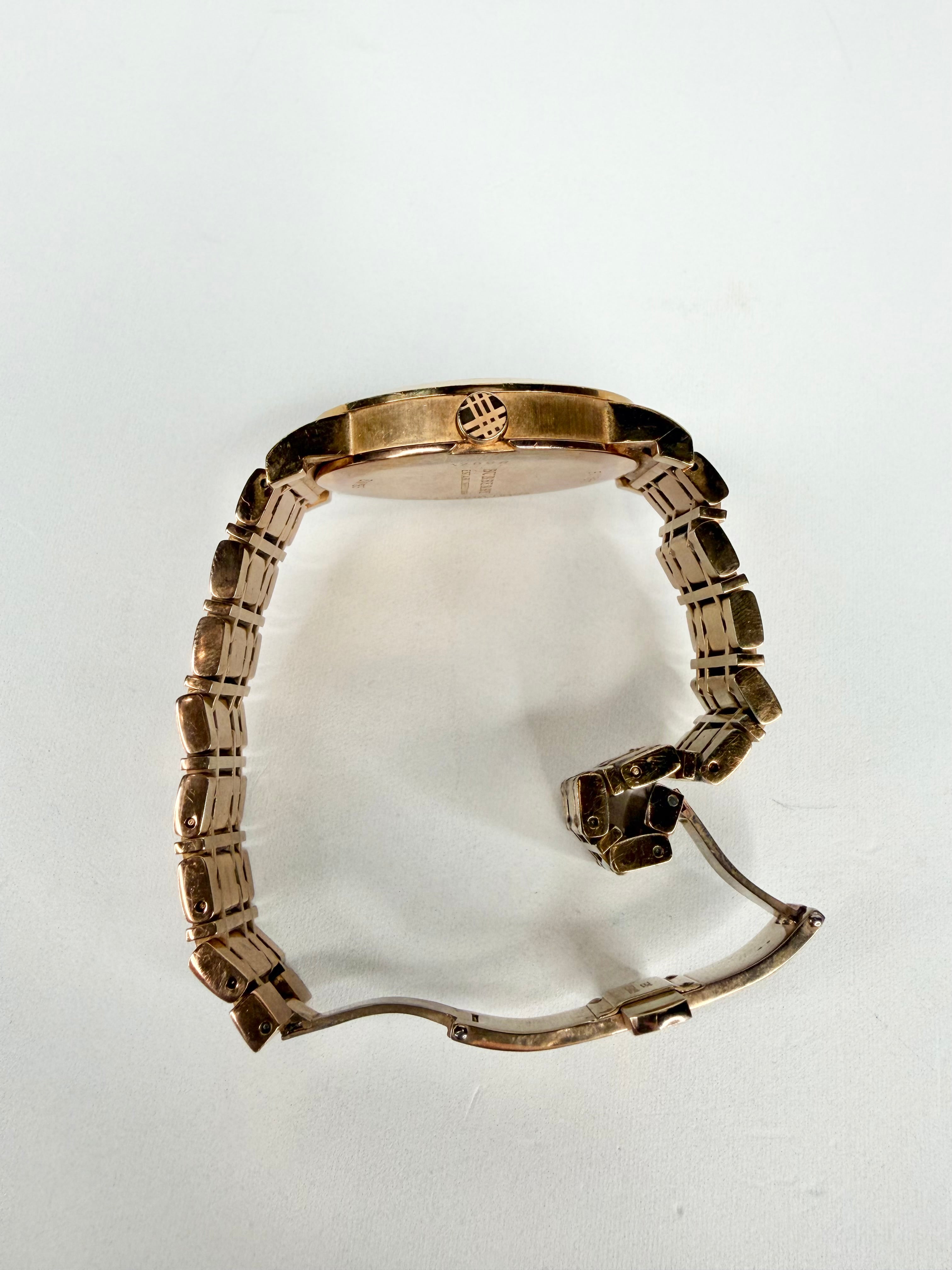 Burberry Rose Gold Swiss-Made Quartz Watch