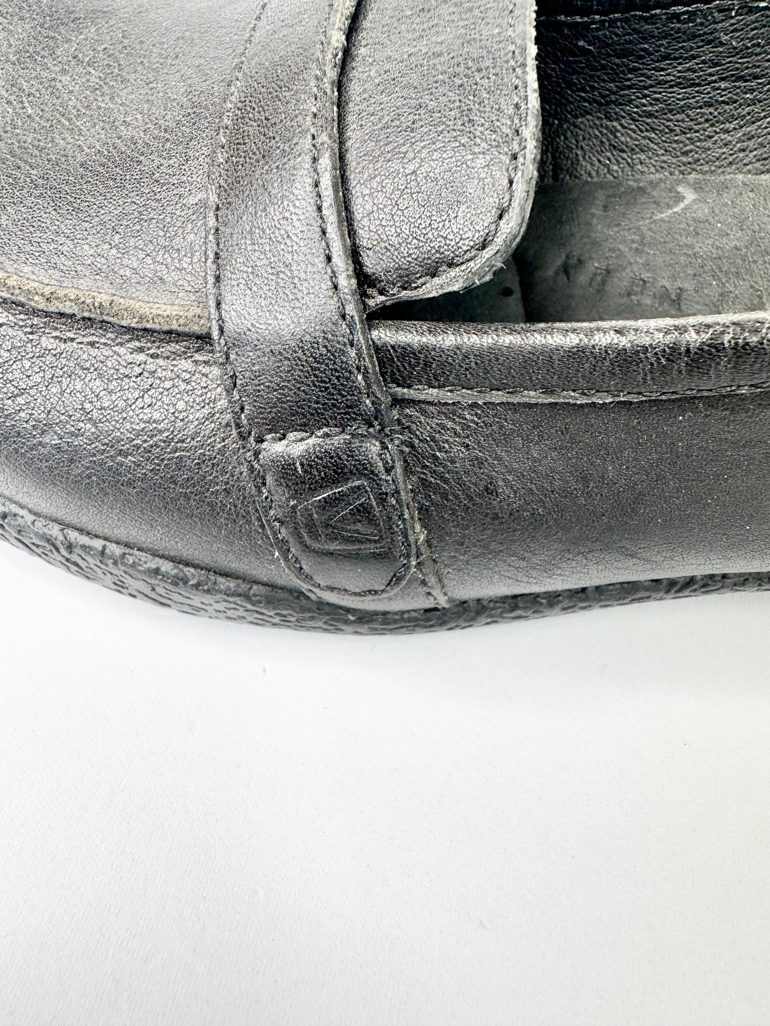 Keen Black Leather Slip Ons - EU38