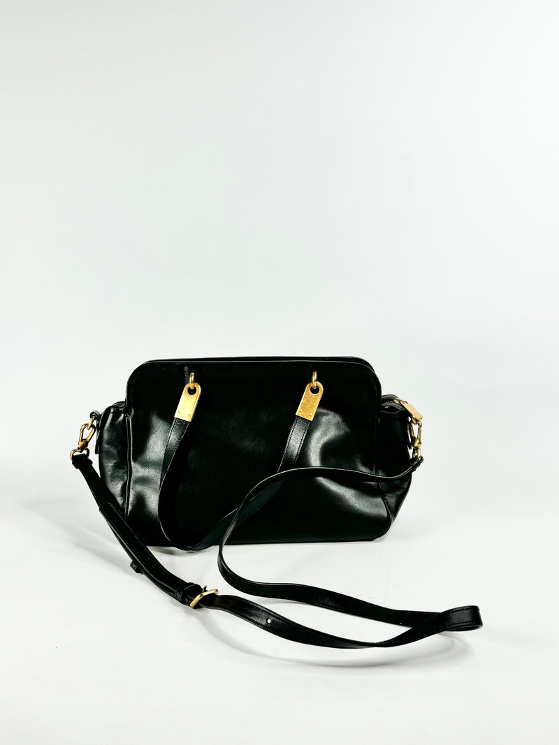 Marc by Marc Jacobs Cement & Black Cross Body Bag