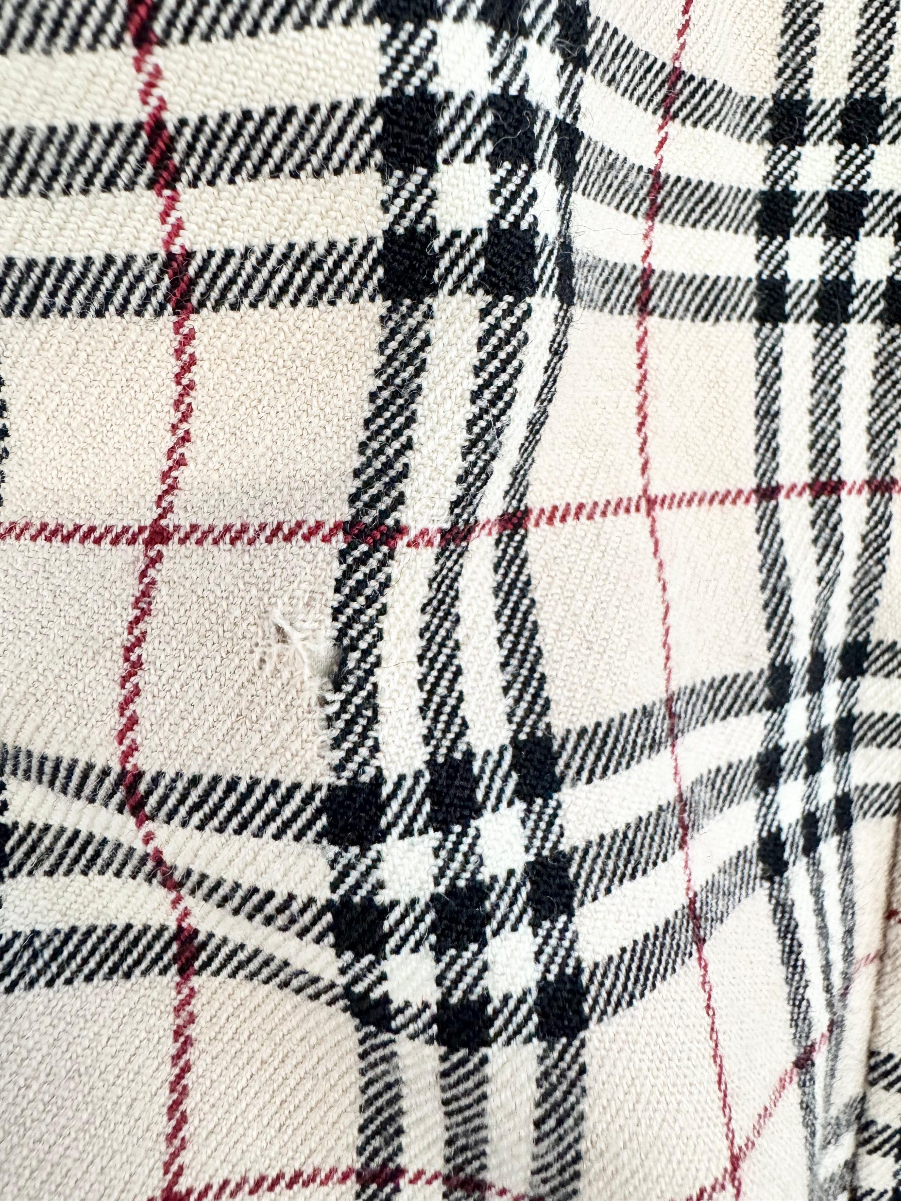 Burberry Blue Novacheck Patterned Trousers - 38