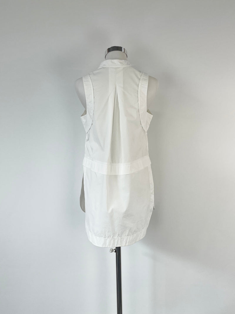 Willow White Sleeveless Tunic - AU8