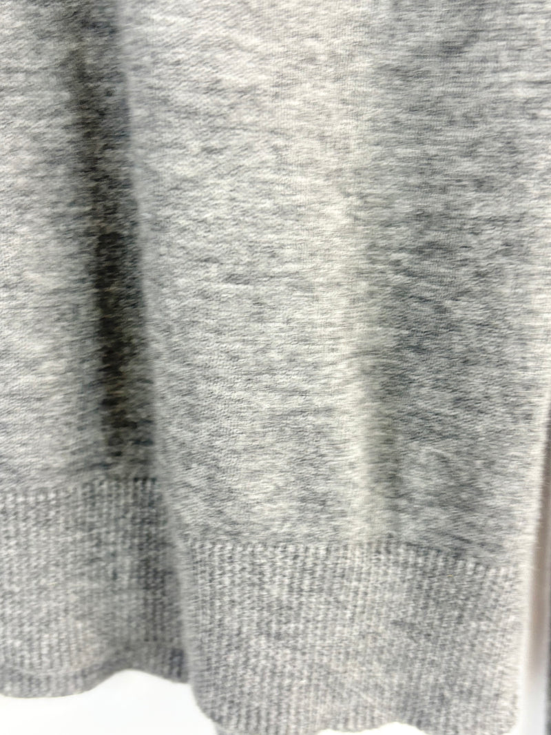 Zadig & Voltaire Stone Grey Cotton 'Vison' Top - AU12