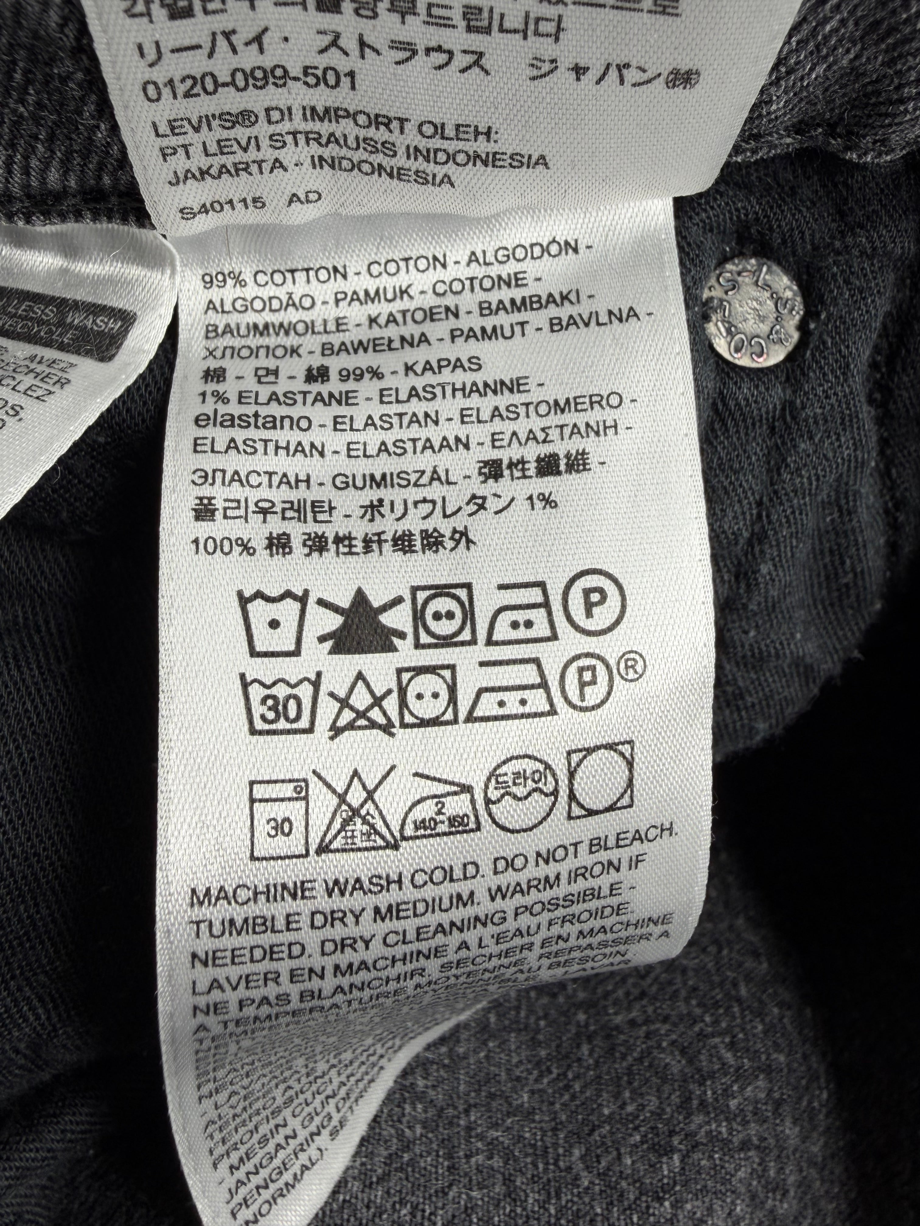 Levi's 502 Grey Wash Jeans - AU14