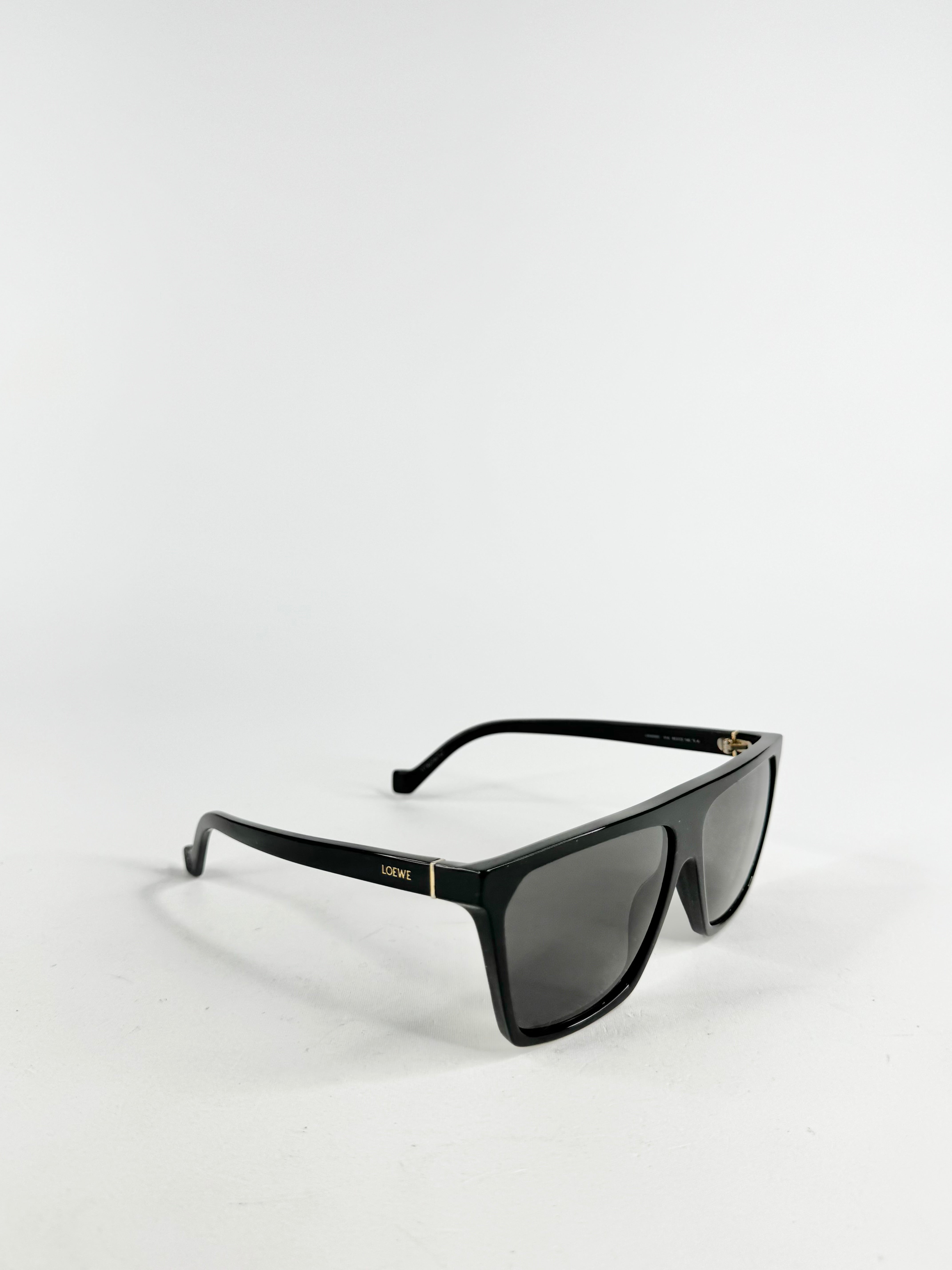 Loewe Grey Acetate Flat Top Sunglasses