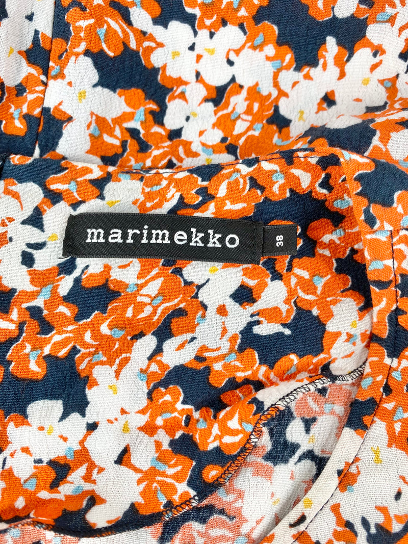 Marimekko Orange & White 'Henriikka' Dress - AU8