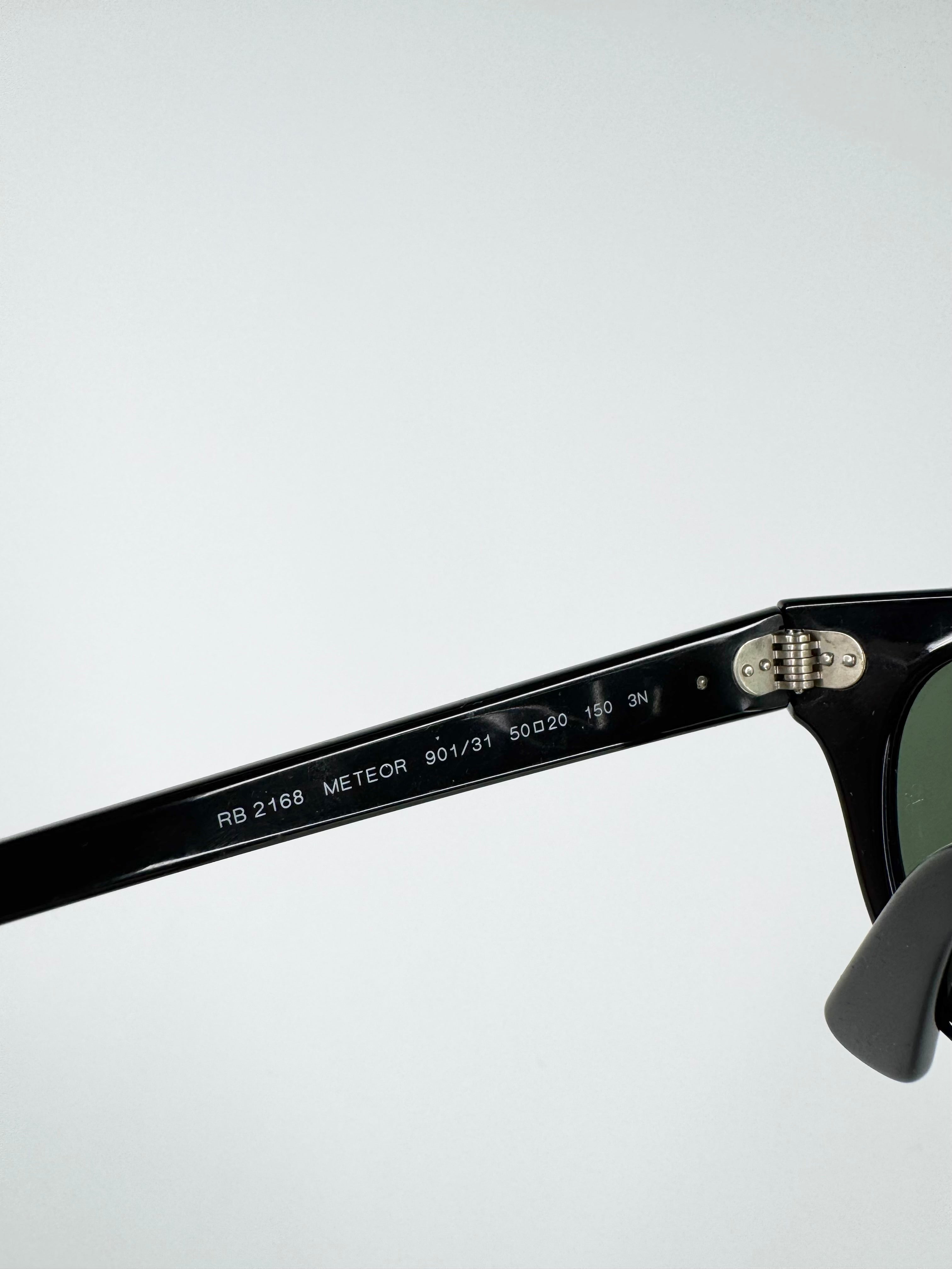 Ray Ban Black 'Meteor' Sunglasses