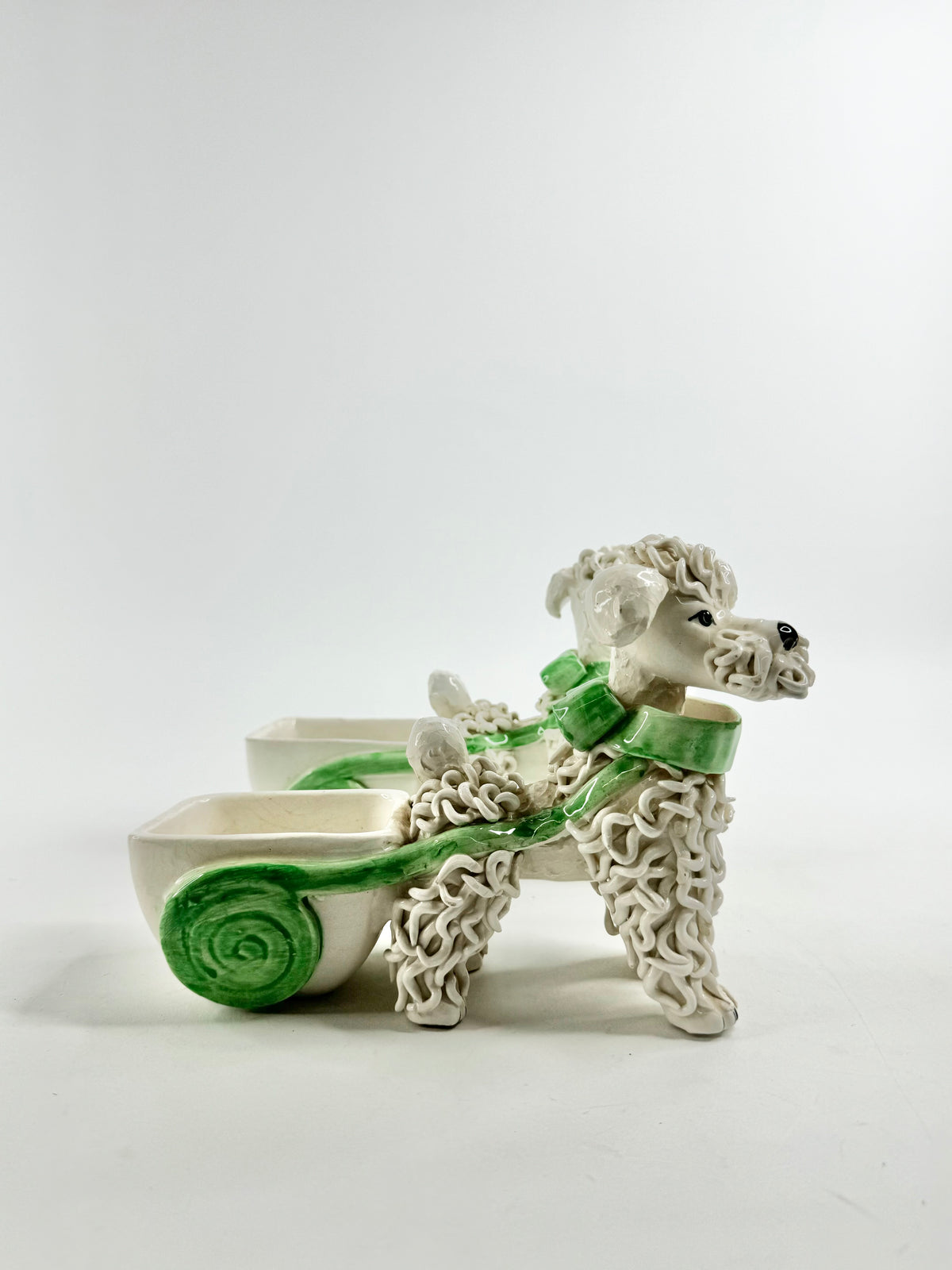 Mid Century Florentina Spaghetti Poodle Planters