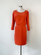 Reiss Orange 'Danica' Waist Tie Midi Dress - AU12