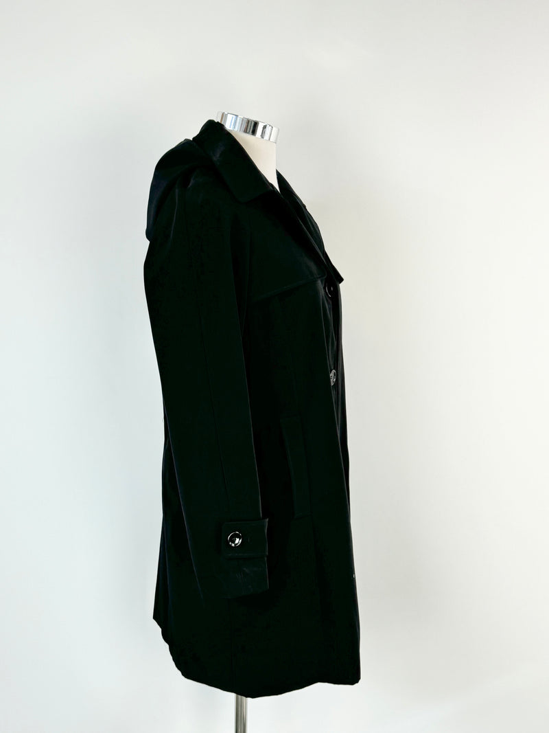 Calvin Klein Black Polyester Coat - AU12