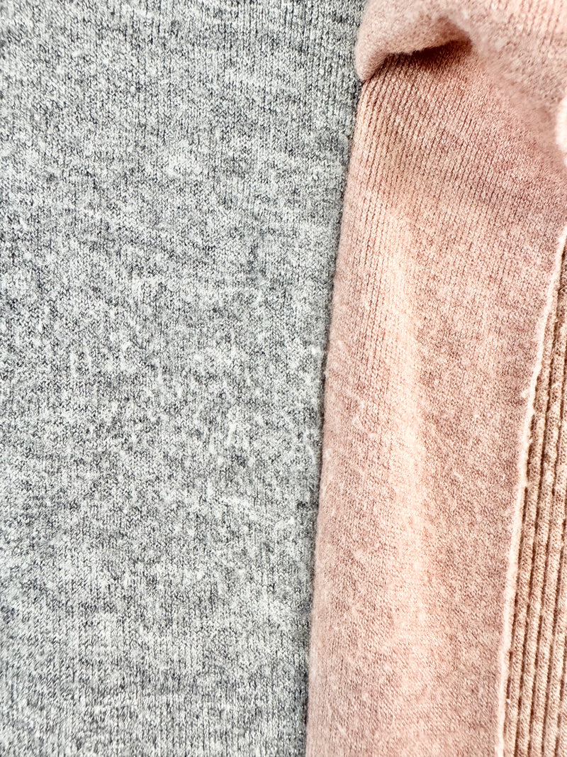 Viceta Wang Grey & Pink Long Sleeve Maxi Dress - AU8