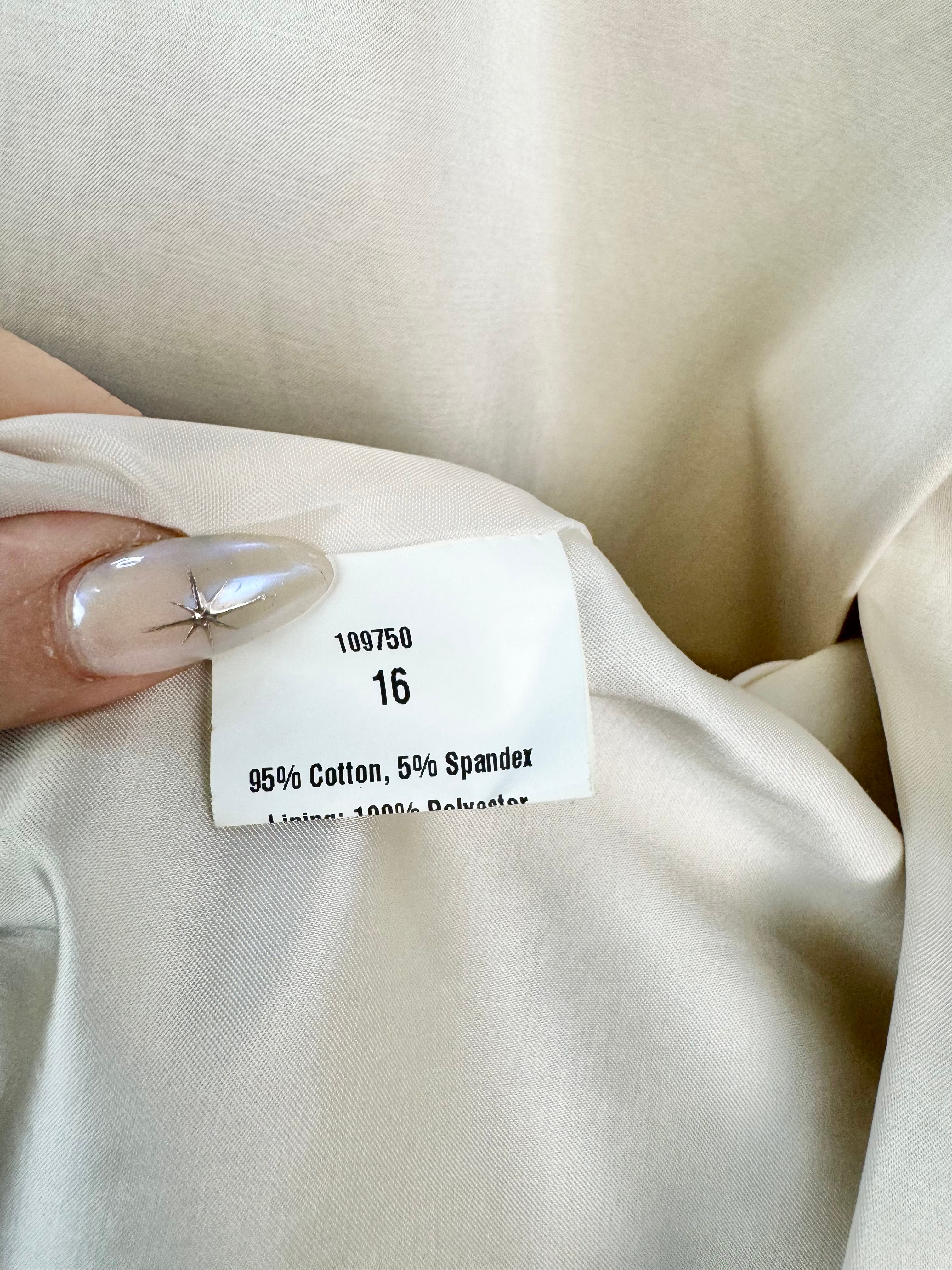 Bianca Spender Ivory Jacket - AU16