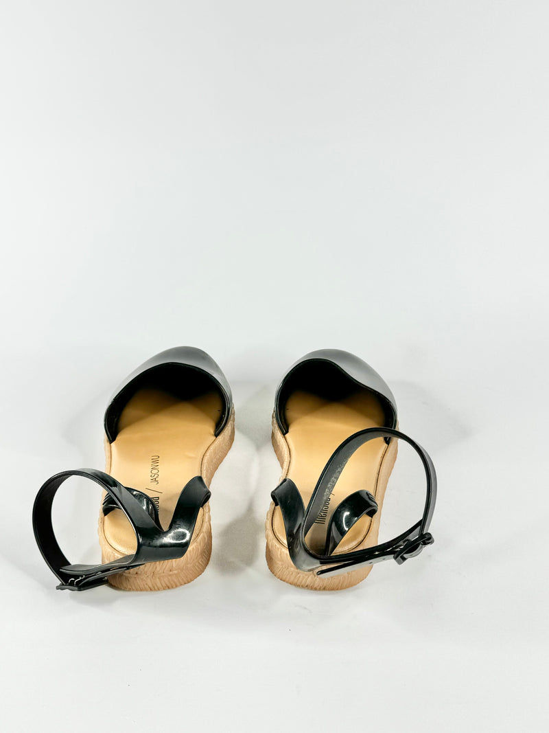 Melissa x Jason Wu Black Sandals - EU36