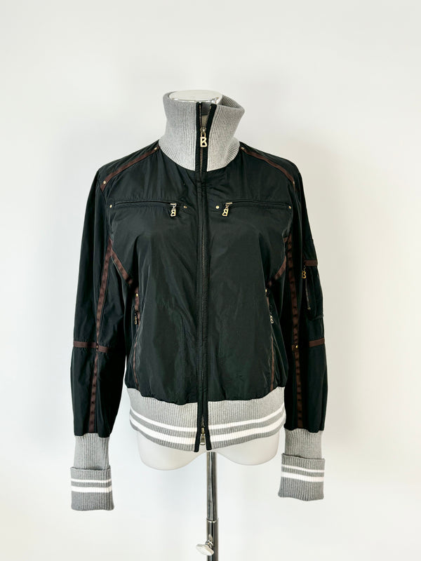 Bogner Grey & Black Jacket - AU10/12