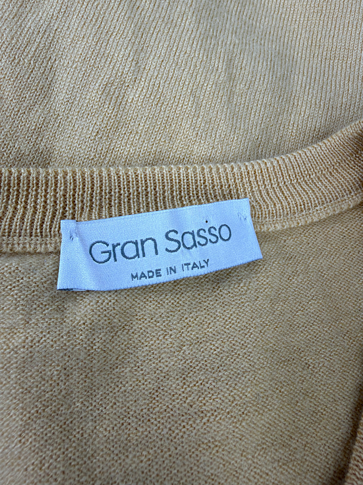 Gransasso Butter Yellow Wool Jumper - M