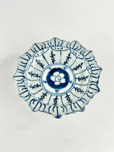 Antique Chinese Blue & White Porcelain Tazza