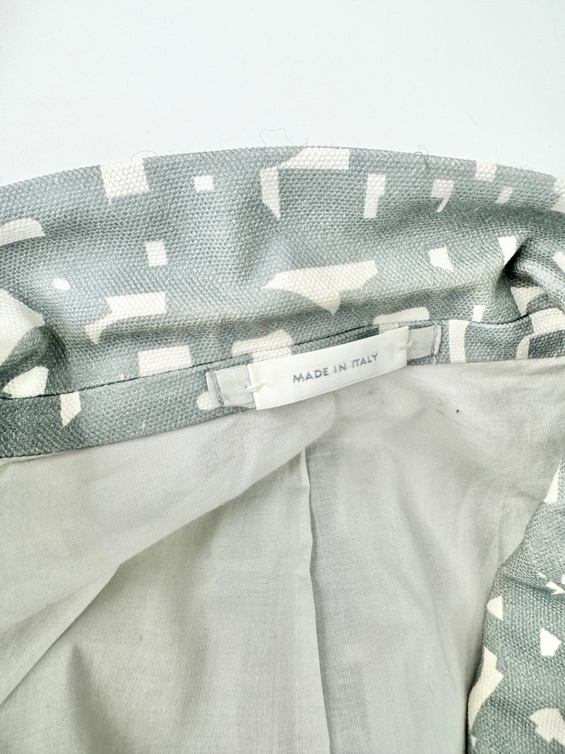 Jil Sander 2014/2015 Grey Text Pattern Blazer - 50