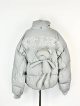 13DE MARZO Silver Reflective Puffer Jacket - AU10