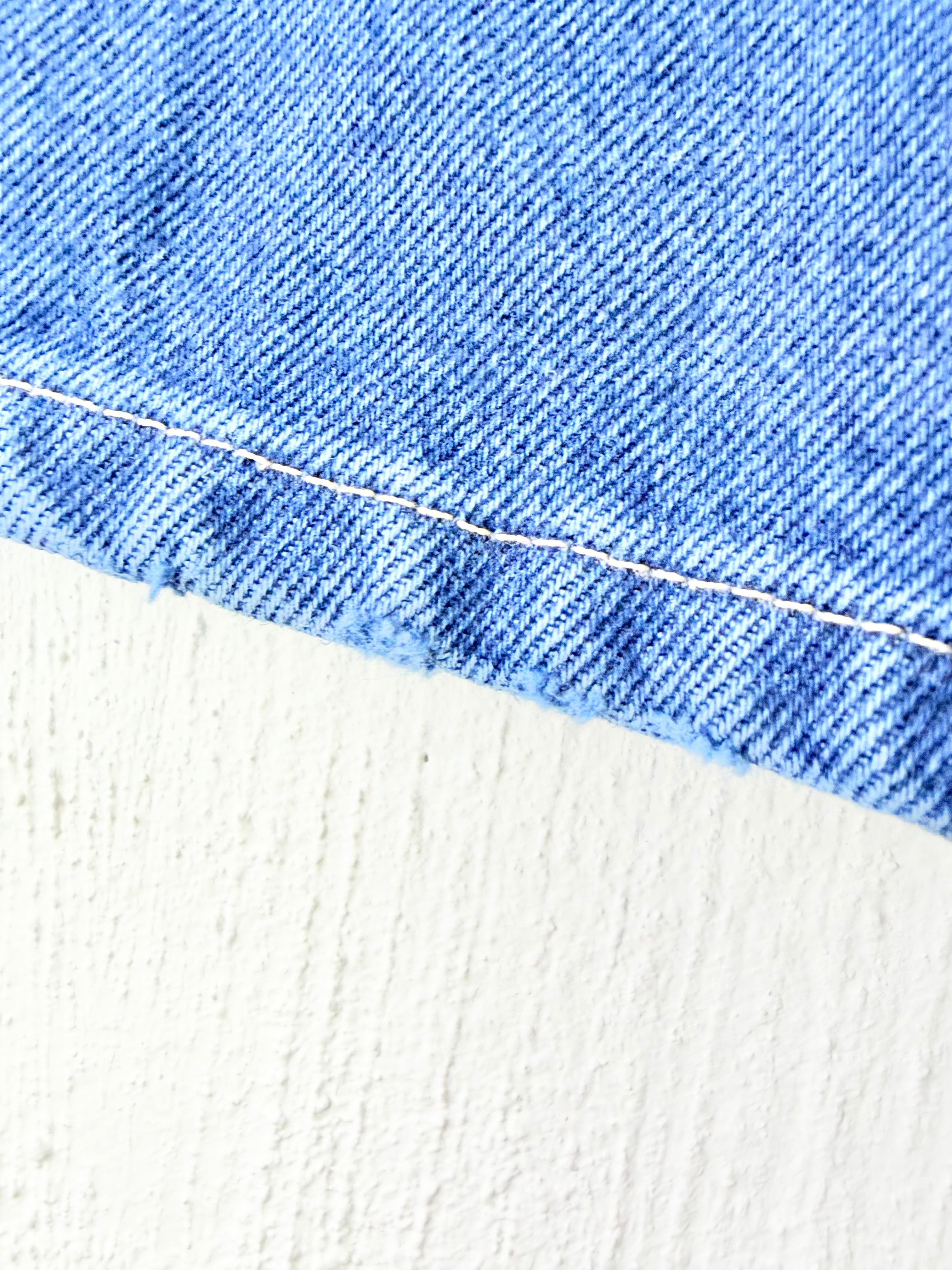 Mustang Blue Denim Button Up Jeans - AU14