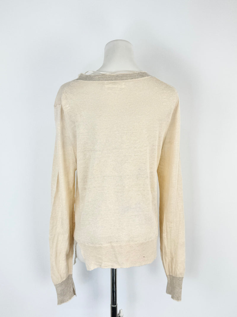 Vic + Bert Pale Orange Knitwear Top - AU8