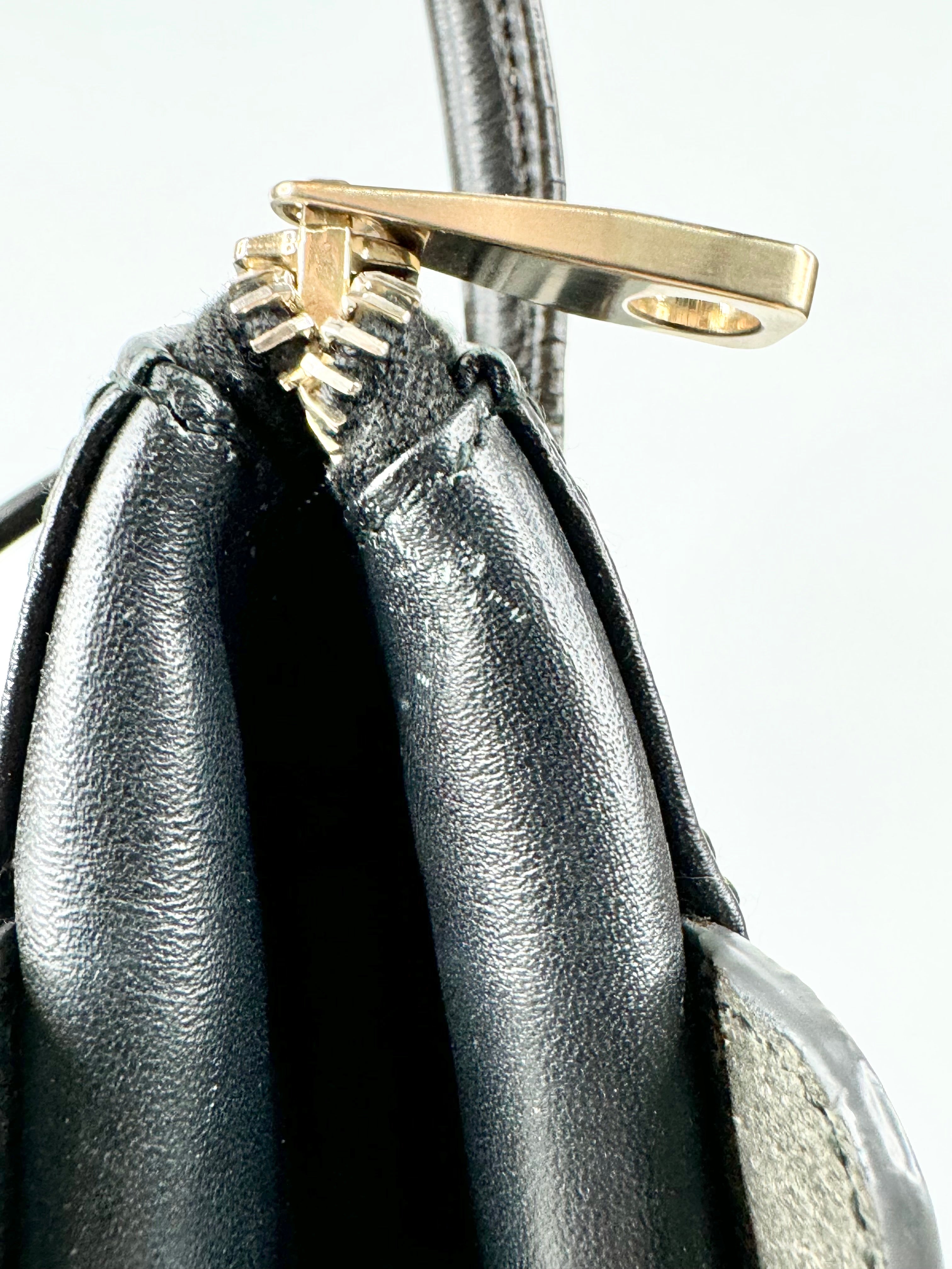 Bally Black Grey & Tan Tricolour Tote Bag