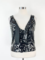 Boss by Hugo Boss Black Sequin Singlet - AU12
