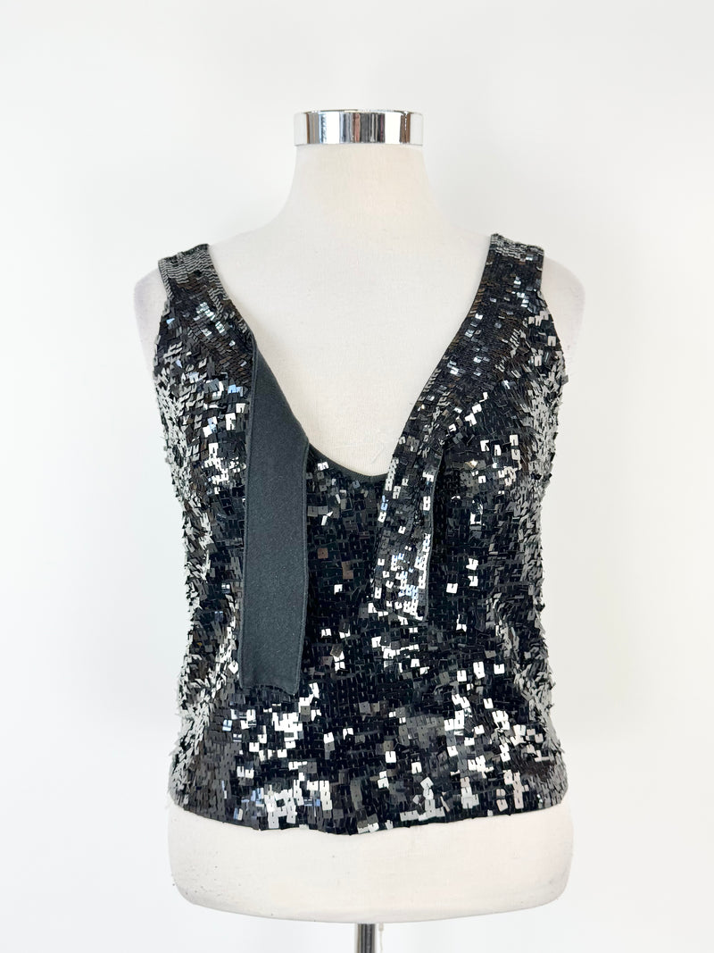 Boss by Hugo Boss Black Sequin Singlet - AU12