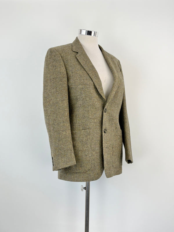 Vintage Harris Tweed Herringbone Blazer - M