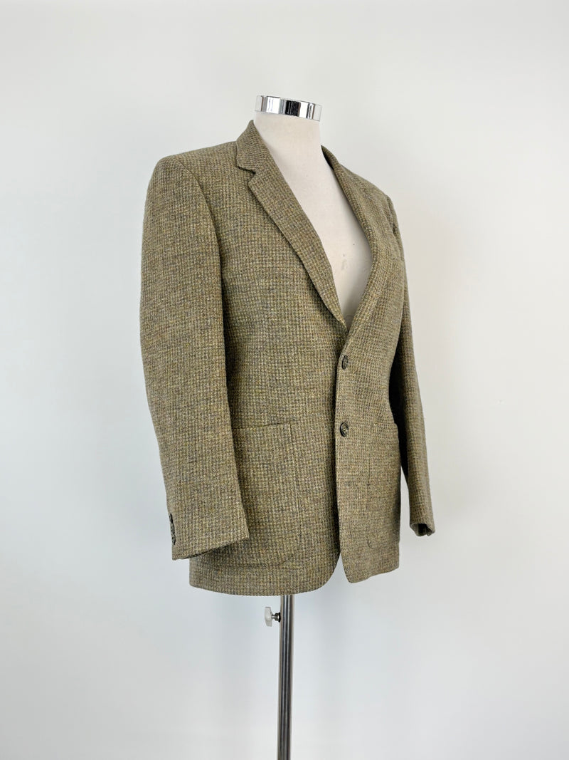 Vintage Harris Tweed Herringbone Blazer - M