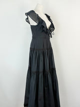 Suboo Black Layered Maxi Dress - AU8
