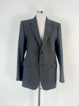 Yves Saint Laurent Diffusion Homme Vintage Charcoal Blazer - 112R