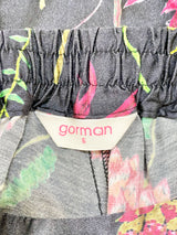 Gorman Black & Pink Floral Patterned Slacks - AU8