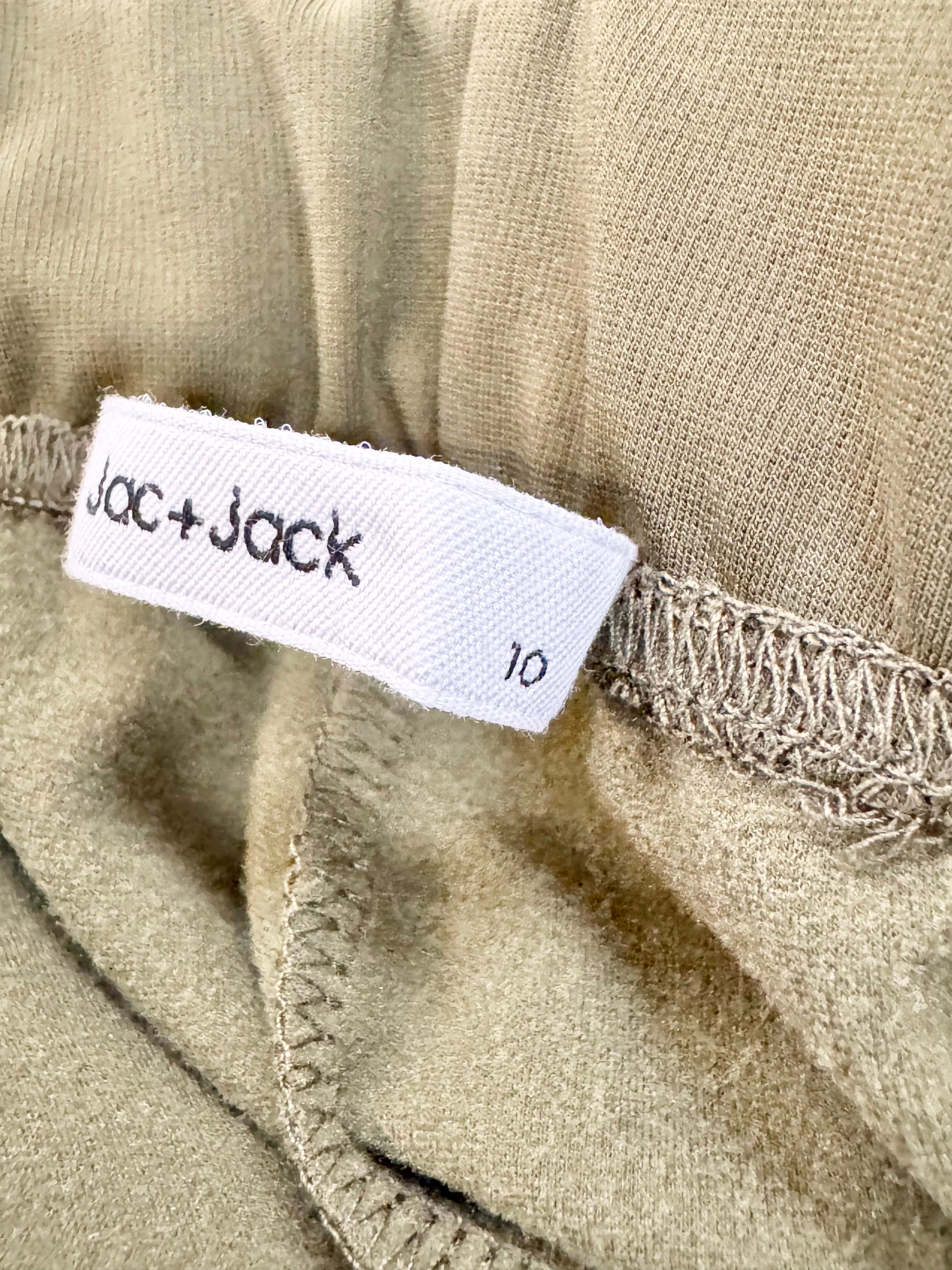 Jac+Jack Deep Green Stretchy Slacks - AU10