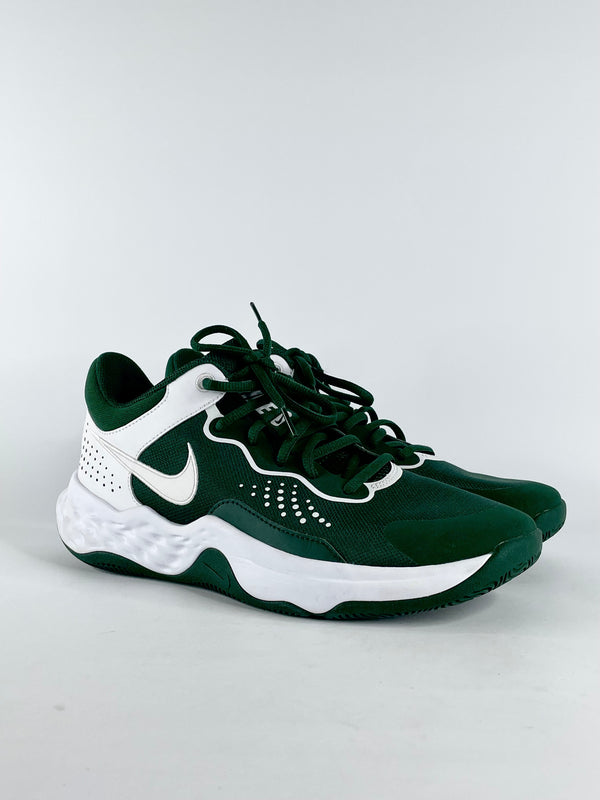 Nike Green & White Fly By Mid 3 Sneakers - 9