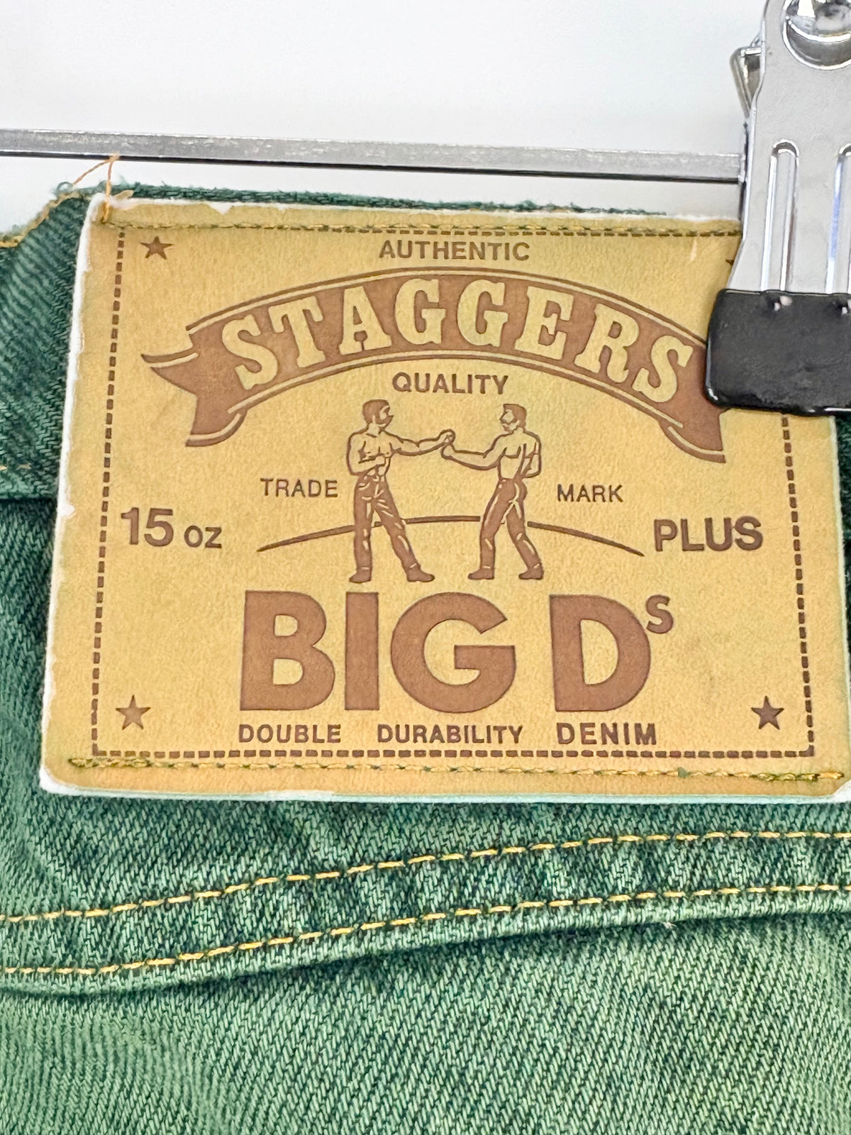 Staggers Y2K Green Denim Jeans - W34