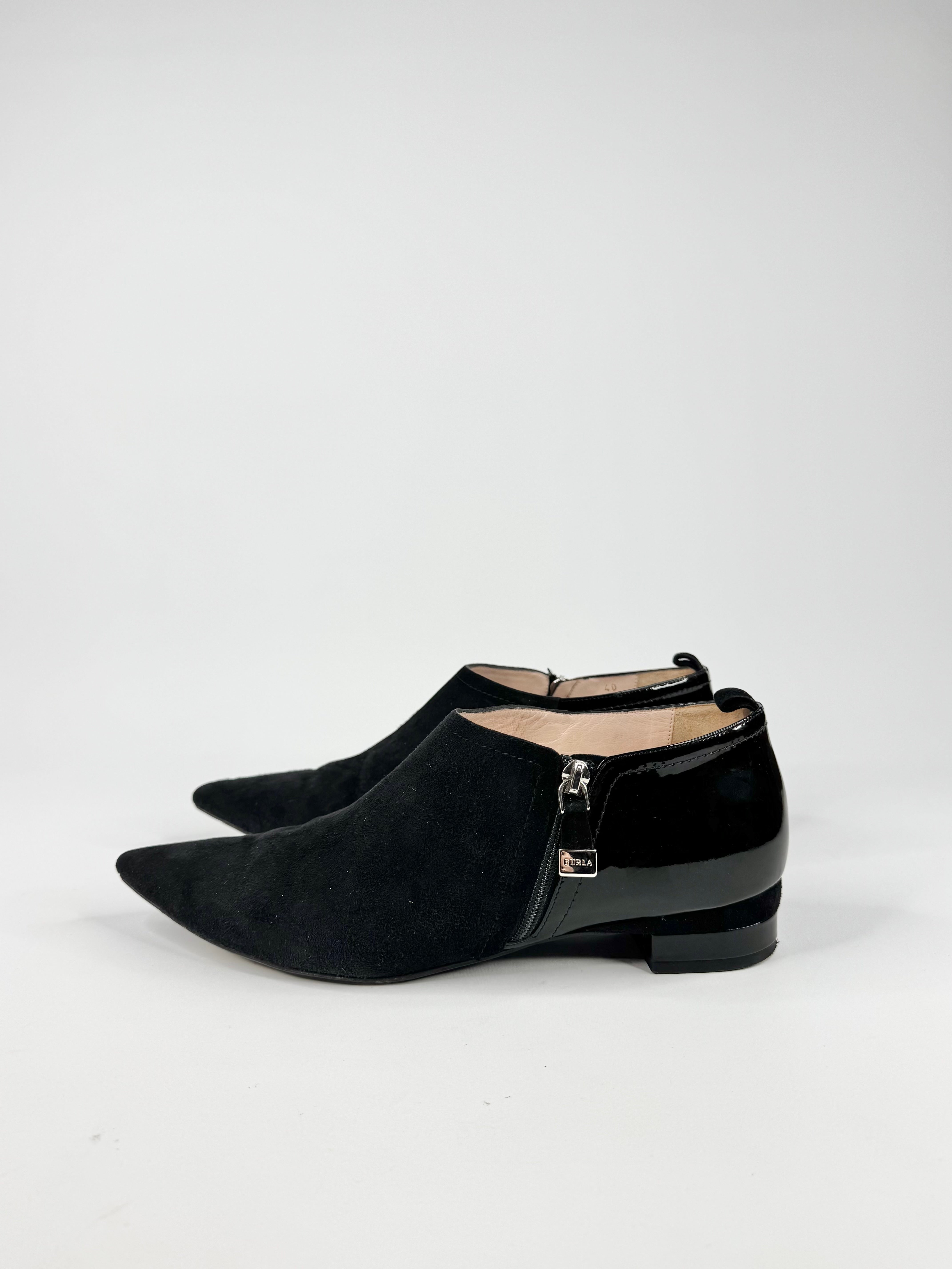 Furla Black 'Musa' Ankle Boot - EU40