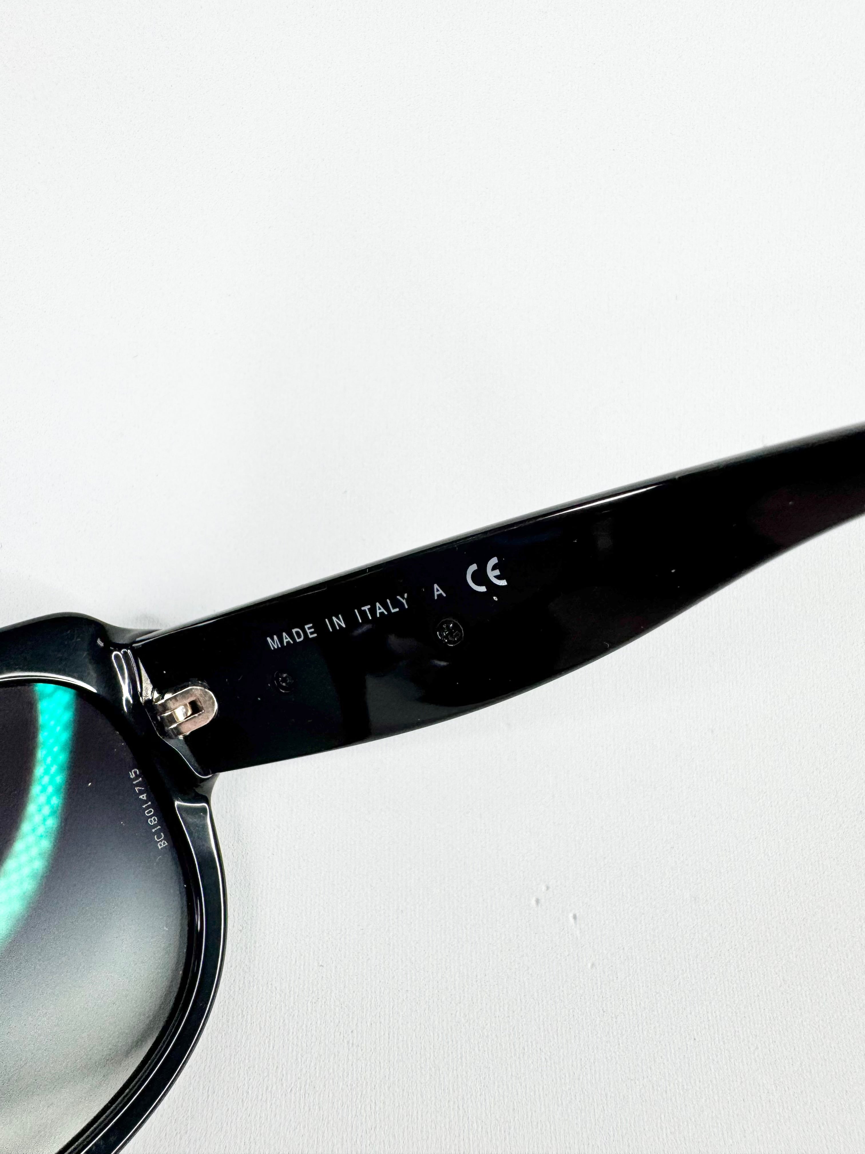 Chanel Black '5310' Gradient Sunglasses