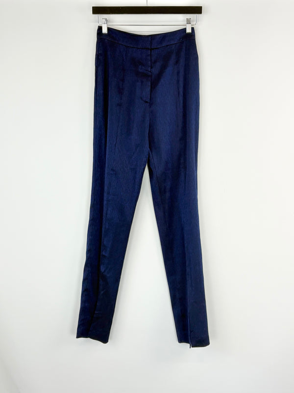 Sass & Bide Metallic Navy 'Wrapped in Love' Pants - AU8